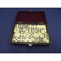 Luxury High Quality Dominoes Set w Custom Leather Bound Case Luxury High Quality Dominoes Set w Custom Leather Bound Case